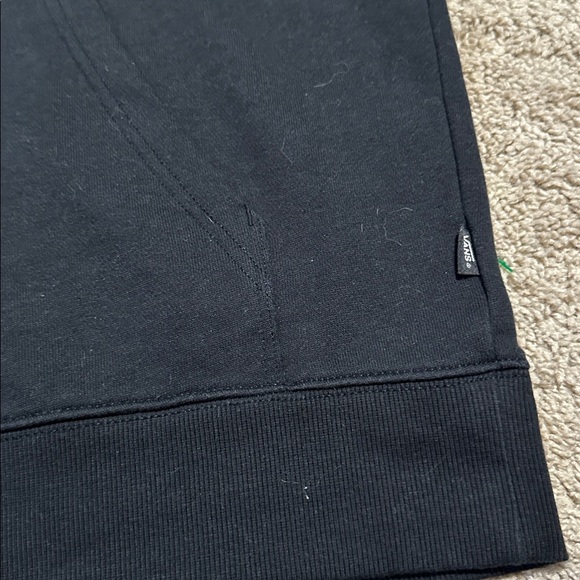 Vans Black Hoodie With White Front Logo medium Skater - Picture 4 of 6